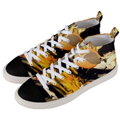 Before The Easter Men s Mid-top Canvas Sneakers by bestdesignintheworld