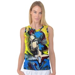 Blue Bird-1-4 Women s Basketball Tank Top by bestdesignintheworld