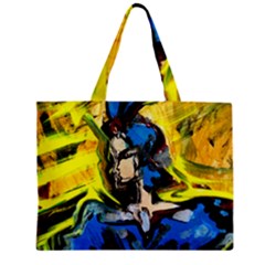 Blue Bird-1-4 Zipper Mini Tote Bag by bestdesignintheworld