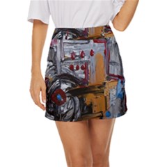 Trip In A Woods-1-1 Mini Front Wrap Skirt