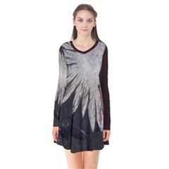 Chrysanthemum-stone-1024x799 Long Sleeve V-neck Flare Dress