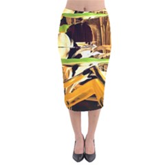 Grasshopper-1-1 Velvet Midi Pencil Skirt by bestdesignintheworld