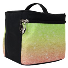 Ombre Glitter  Make Up Travel Bag (small) by Colorfulart23