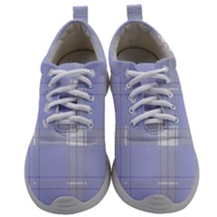 Lighblu Plaid Mens Athletic Shoes