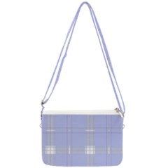 Lighblu Plaid Double Gusset Crossbody Bag by snowwhitegirl