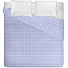 Lighblu Plaid Small Duvet Cover Double Side (king Size) by snowwhitegirl