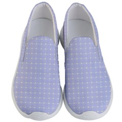 Lighblu Plaid Small Men s Lightweight Slip Ons by snowwhitegirl