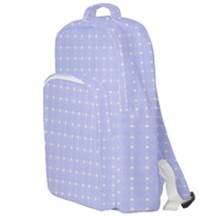 Lighblu Plaid Small Double Compartment Backpack by snowwhitegirl