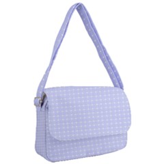 Lighblu Plaid Small Courier Bag by snowwhitegirl