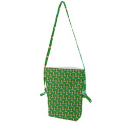 Girl Green Folding Shoulder Bag by snowwhitegirl