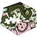 Wicked Witch Wall Wooden Puzzle Hexagon View3