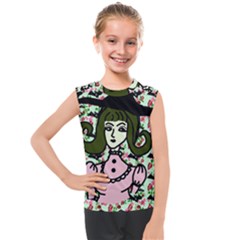 Wicked Witch Wall Kids  Mesh Tank Top by snowwhitegirl