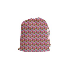Girl Pink Drawstring Pouch (Small)