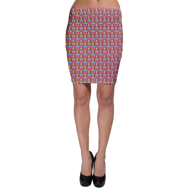 Girl Pink Bodycon Skirt