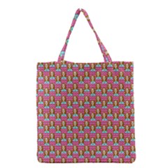 Girl Pink Grocery Tote Bag