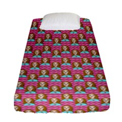 Girl Pink Fitted Sheet (Single Size)