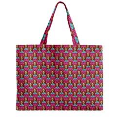 Girl Pink Zipper Mini Tote Bag by snowwhitegirl
