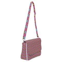 Girl Pink Shoulder Bag with Back Zipper