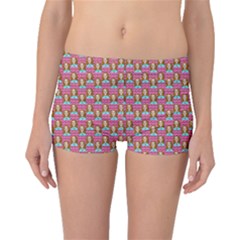 Girl Pink Boyleg Bikini Bottoms