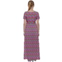 Girl Pink High Waist Short Sleeve Maxi Dress View2