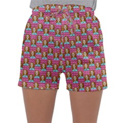 Girl Pink Sleepwear Shorts by snowwhitegirl