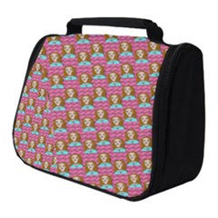 Girl Pink Full Print Travel Pouch (Small)