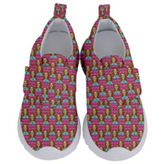 Girl Pink Kids  Velcro No Lace Shoes