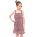 Girl Pink Kids  Overall Dress View1