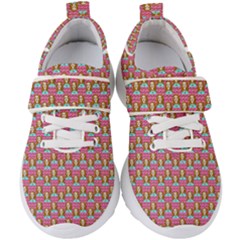 Girl Pink Kids  Velcro Strap Shoes