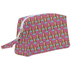 Girl Pink Wristlet Pouch Bag (Large)