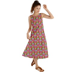 Girl Pink Summer Maxi Dress