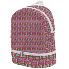 Girl Pink Zip Bottom Backpack by snowwhitegirl