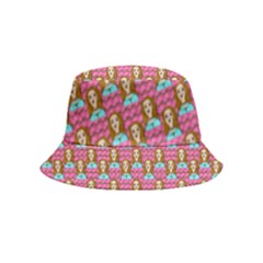 Girl Pink Inside Out Bucket Hat (Kids)