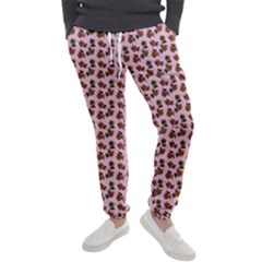 Cute Deer Pattern Pink Men s Jogger Sweatpants by snowwhitegirl