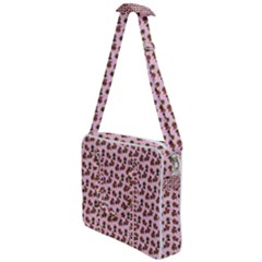 Cute Deer Pattern Pink Cross Body Office Bag by snowwhitegirl