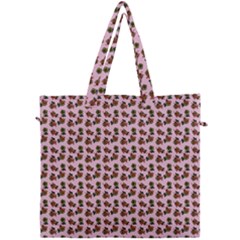 Cute Deer Pattern Pink Canvas Travel Bag by snowwhitegirl
