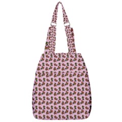 Cute Deer Pattern Pink Center Zip Backpack by snowwhitegirl