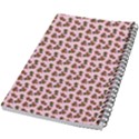 Cute Deer Pattern Pink 5.5  x 8.5  Notebook View2