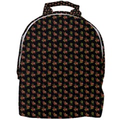 Cute Deer Pattern Black Mini Full Print Backpack by snowwhitegirl