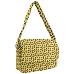 Cute Deer Pattern Yellow Courier Bag by snowwhitegirl