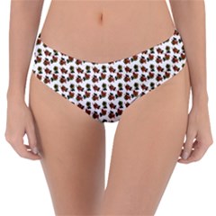 Cute Deer Pattern White Reversible Classic Bikini Bottoms