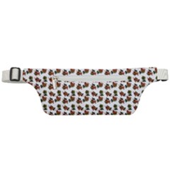 Cute Deer Pattern White Active Waist Bag