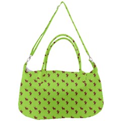 Kawaii Cute Deer Green Removal Strap Handbag by snowwhitegirl