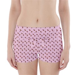 Kawaii Cute Deer Pink Boyleg Bikini Wrap Bottoms by snowwhitegirl