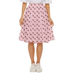 Kawaii Cute Deer Pink Classic Short Skirt by snowwhitegirl