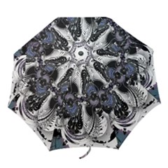 Twin Migraines Folding Umbrellas by MRNStudios