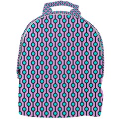 Blue Circles On Purple Background Geometric Ornament Mini Full Print Backpack by SychEva