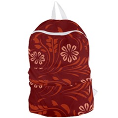 Folk Flowers Pattern Floral Surface Design Seamless Pattern Foldable Lightweight Backpack by Eskimos