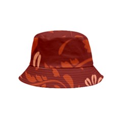 Folk Flowers Pattern Floral Surface Design Seamless Pattern Bucket Hat (kids) by Eskimos