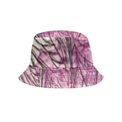 Burgundy Edit Bucket Hat (kids) by kaleidomarblingart